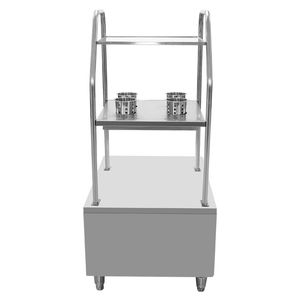 Daosheng New Commercial Stainless Steel Locker, Tableware Storage Rack with Storage Cabinet.