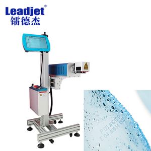 CO2 Laser Marking Machine Expiry Date Coding Printer for Plastic Pet Bottle Date Printing