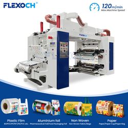 LDPE Film Stack Flexographic Printer Machine