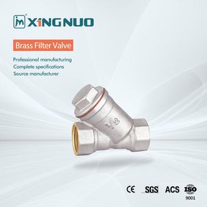 FT1001 Forged Brass Filter with Nickel Plating