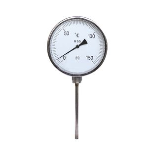 Industrial Wss Metal Water Boiler Dual Bimetal Thermometer