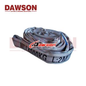 Dawson En1492-2 Grey Wll 4ton 4000kg Polyester Round Sling for Lifting