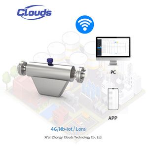 High Precision Coriolis Mass Flow Meter with Digital Display for Industrial Fluid Measurement
