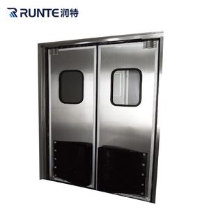Food Industry Clean Room Use Swing Doors Double Free Door Cold Storage Doors