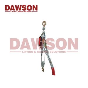 Dawson Aluminum Light Duty Ratchet Cable Puller Gear Wire Rope Puller Manual Tool Hand Power Puller