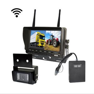 Wireless Forklift Camera System with Forklift Monitor and Rechargeable Battery Pack