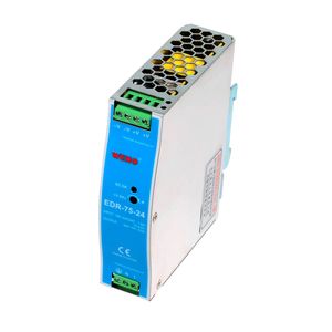 EDR-75-12 75W DIN Rail AC 85-264V AC to DC 12V 6A Slin Dinrail Switching Power Supply