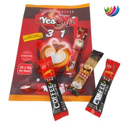 Custom Print Portable Pack Coffee Powder Beans Packaging Bag with Tear
