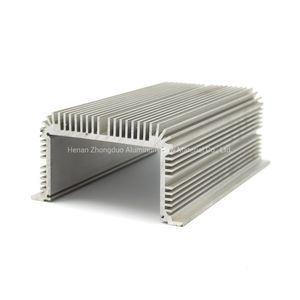 Aluminium Alloy Extrusion Profile for Heat Sink Parts Customize