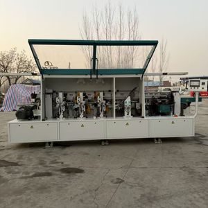 Used Woodworking Equipment Full-Automatic High-Speed Double-Trim Edge Banding Machine for The Cabinet Manufacturing Industry
