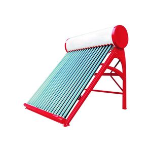 100L Color Steel Compact Non Pressurized Solar Water Heater for Household Use
