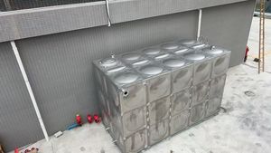 444 Welded Water Tank Drinking Stainless Steel Water Tank