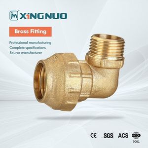 Brass Material Corrosion-Resistant Pipe Accessory Collection for Water/Gas Distribution
