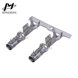 Female Precision Automobile Connector Composite Gold Plated Terminal Chain