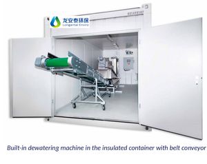 Sewage Treatment Sludge Dewatering Screw Press Machine for Chemical and Leather Industry