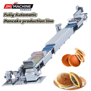 Stable Automatic Dorayaki Pancake Production Line Filling Chocolate Jam for Food Factory