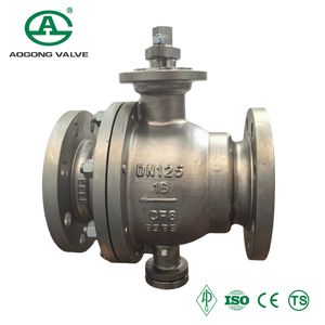 Stainless Steel Trunnion Mounted Hard Sealed Full Bore Ball Valve