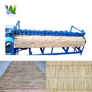 Automatic Reed Straw Mat Weaving Bamboo Reed Screen Fence Knitting