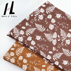 High Quality Flower Printed Dyed Fabric 21W Corduroy Material for Girls' Garments