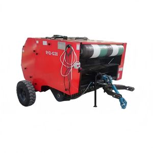 1220 Tractor Mounted Mini Round Baler Price Mini Hay Pine Rice Straw Grass Roll Baler Hay Baler