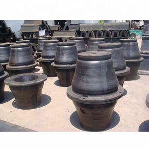 Factory Black High Performance Marine Rubber Cone Fender