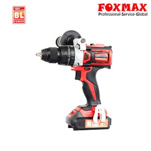 High-Performance 18V Cordless Brushless Drill with Li-ion Battery