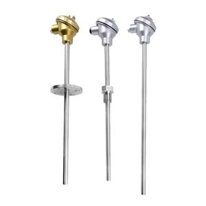 Screw Stainless Steel High Temperature Sensor Probe Industrial Rtd PT 100 Thermocouple