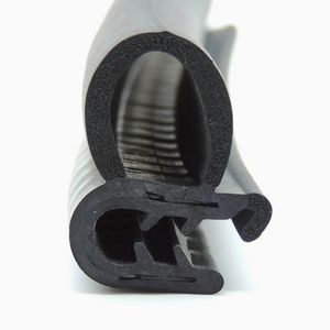 Car Door Steel Reinforced Car Door Edge Trim Rubber Seal Strip