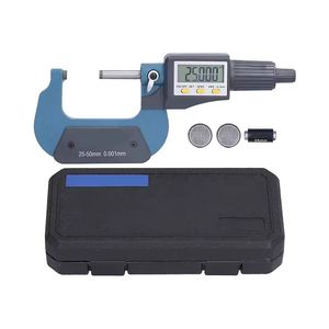 High Accuracy 0-25mm 0.001mm Electronic Micrometer Outside Micrometer Digital Micrometer with Big Screen
