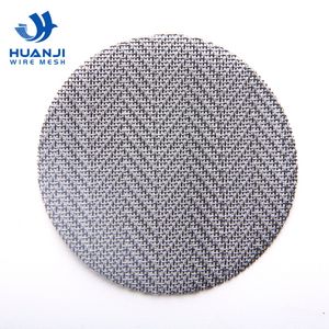 Low Carbon Steel Woven Wire Mesh Filter Screen Disc Industrial Round Filtration Disc for Oil/Gas/Liquid