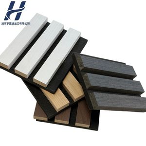 Natural Oak Acoustics Wooden Slat Wall Panel Acoustic Panel for Interior Decoration