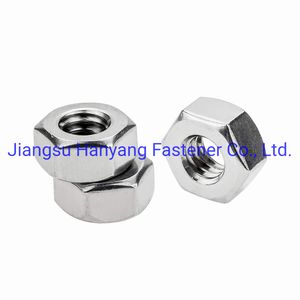 Custom Nut Hex Nut 1/4"-20 Stainless Steel 304 Stainless 18-8