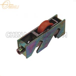 High Quality Single Zinc Alloy Bracket Roller Nylon Wheel for Window and Door