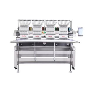 Dahao Computerized Embroidery Machine 2-4 Heads Sewing Apparatus for Apparel Industry Printing Shops Control System