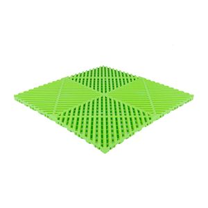 PP Interlocking Garage Flooring Mat Plastic Tiles Interlocking Car Detailing Shop