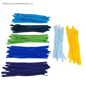 Wholesale Colorful Flat 5mm Width Adjustable Elastic Band Ear Loop Earloop with Buckle for Face Mask