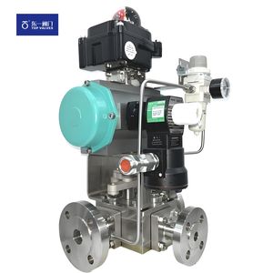 Stainless Steel Flanged Pneumatic Double Block and Bleed Oil Valve for Nh3 N2 - Dbb Valve 1/2 2 Inches 150lb/300lb