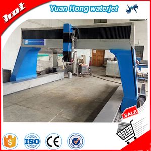 Abrasive Waterjet Cutting Machine 2m*3m Cutting Table with Intensifier Pump.