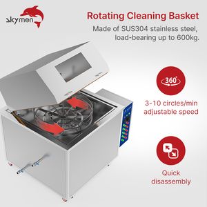 500mm Diameter Rotary Basket High Pressure Spraying Washing Cleaning Machine