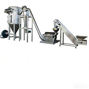 High-Efficiency Grinding Double Roller Fully Automatic Wheat Mill with Adjustable Speed