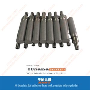 Stainless Steel Mesh Filter Basket Strainer Ss 304 316 904L Stainless Steel Wire Mesh Metal Powder Sintering Filter Element