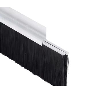 Custom Door Seal Strip Brush Aluminum Alloy Nylon Dust Brush