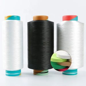 Grs China High Tenacity DTY 75D/72f SD SIM AA Grade Semi-Dull Polyester Yarn DTY for Knitting