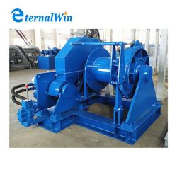 Construction Crane Warehouse Hydraulic Electric Pulling Winch Hoist with Remote Control Cable