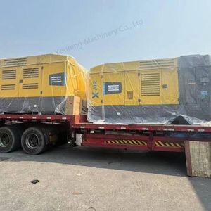 Atlas Copco Medium Diesel Screw Mobile Air Compressor Machines Xahs350 12bar 18bar 350cfm