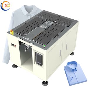 Automatic T-Shirt Folding Bagging Machine Video Packing Machine Clothes
