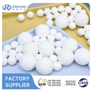 Rongjian Ceramic Balls Alumina Grinding 40-75% Al2O3 Medium Alumina Ceramic Ball