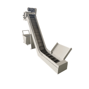 Machine Tool Machining Center Vertical Scrap Elevator Chain Conveyor Chip Removal Machine