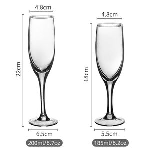 Wholesale Custom Logo Champagne Flutes Goblet Wine Glasses Champagne Coupes
