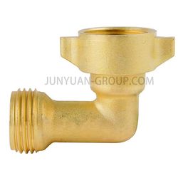 3/4" 90 Degree Garden Hose Elbow with Lead Free Brass Garden Pipe Fittings Connector